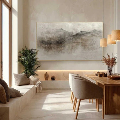 Wabi - Sabi Minimalist Canvas Painting EC0117 - Viral Wall Art