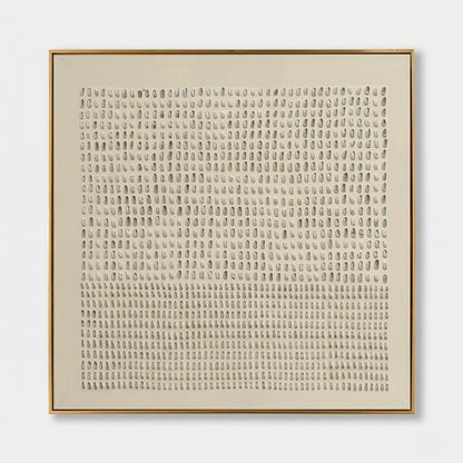 Wabi - Sabi 3D Heavy Texture Minimalist Pointillism Art EC0133 - Viral Wall Art