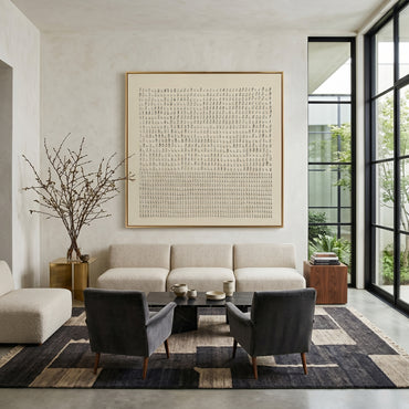 Wabi - Sabi 3D Heavy Texture Minimalist Pointillism Art EC0133 - Viral Wall Art