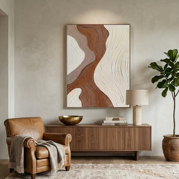 3D Heavy Texture Abstract Wall Art GS0156 - Viral Wall Art