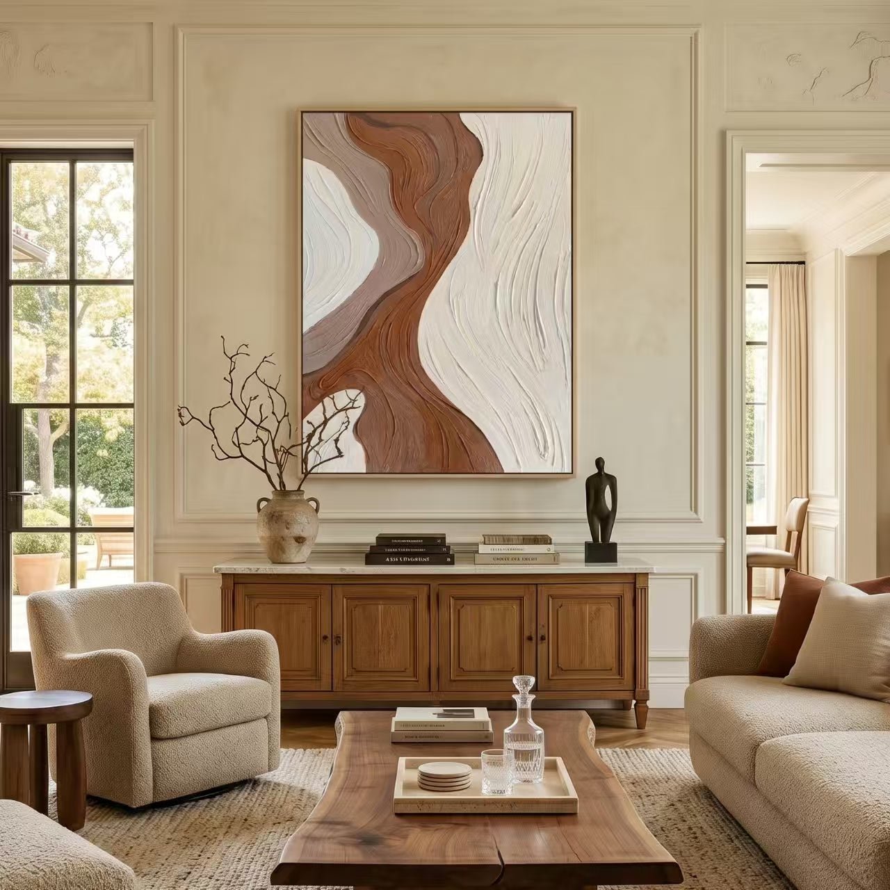 3D Heavy Texture Abstract Wall Art GS0156 - Viral Wall Art