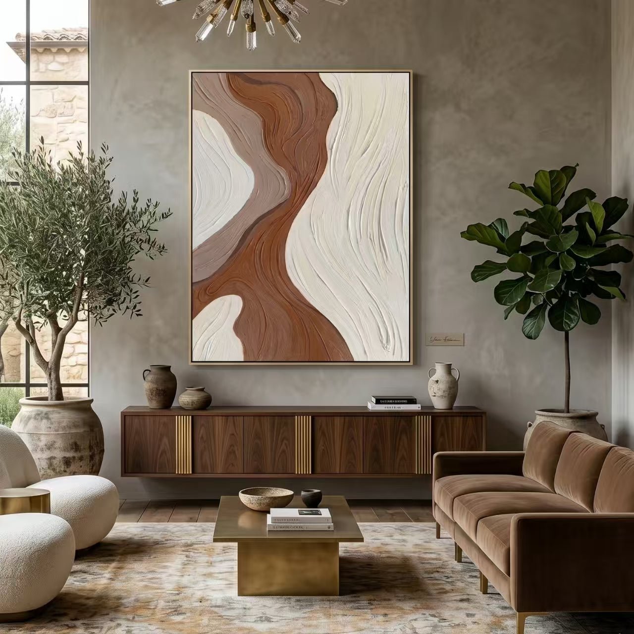 3D Heavy Texture Abstract Wall Art GS0156 - Viral Wall Art