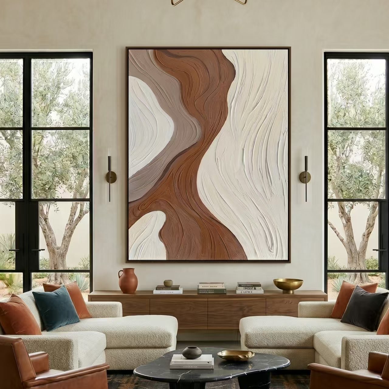 3D Heavy Texture Abstract Wall Art GS0156 - Viral Wall Art