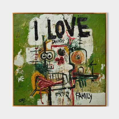 Neo - Expressionist Graffiti Art KS0130 - Viral Wall Art
