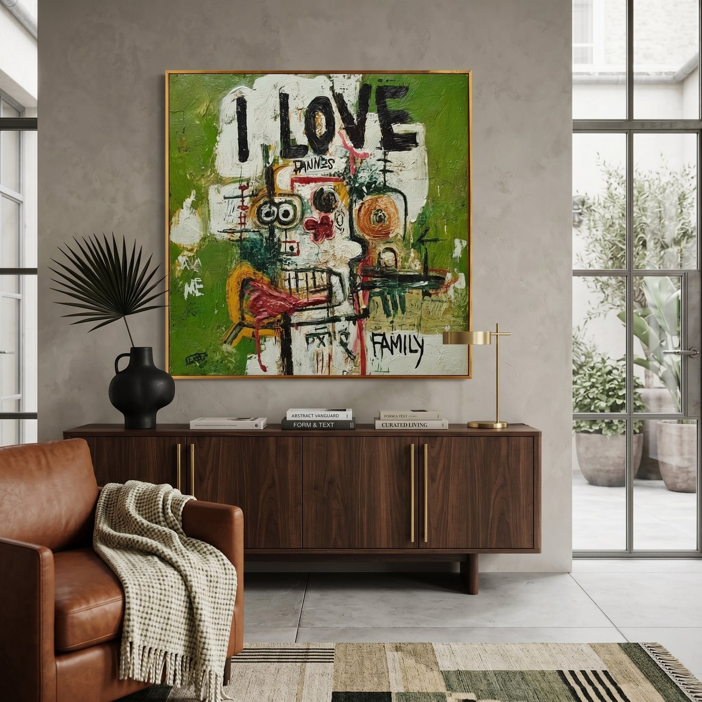 Neo - Expressionist Graffiti Art KS0130 - Viral Wall Art