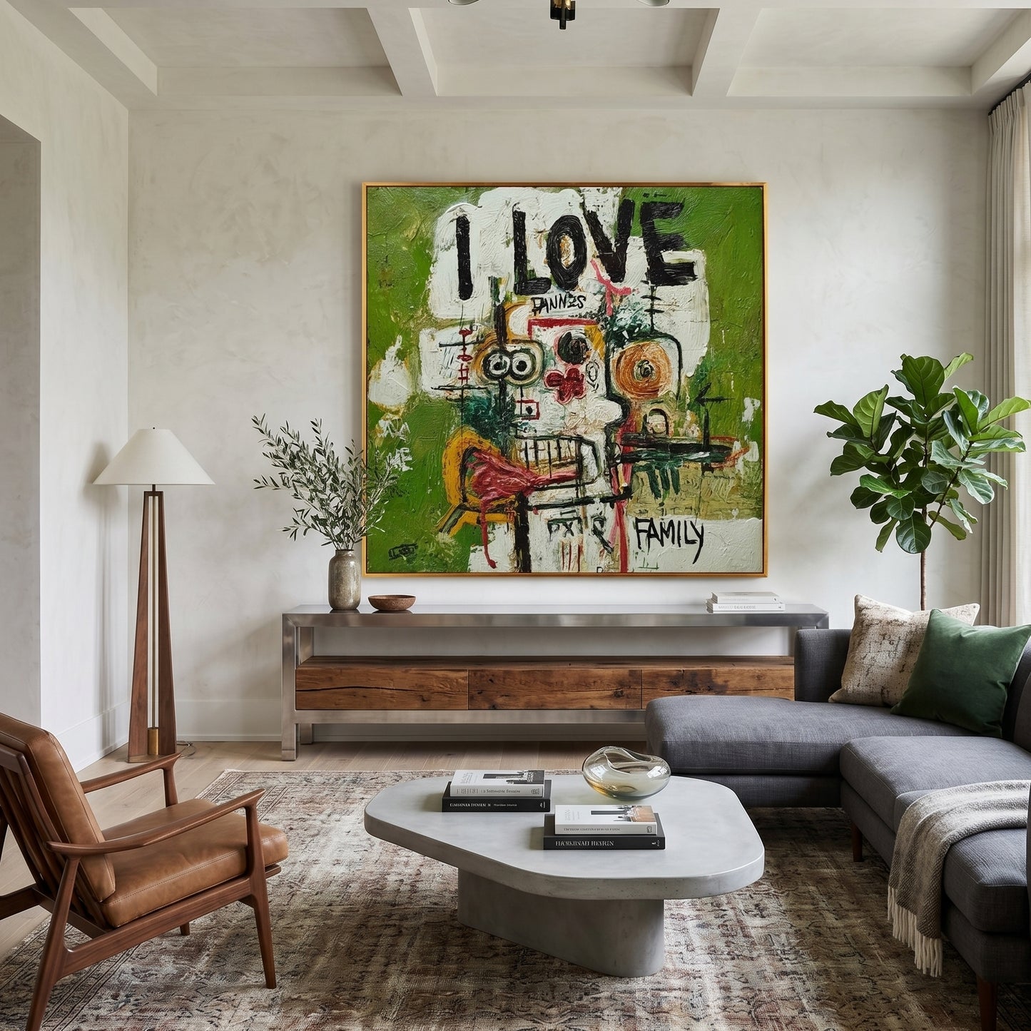Neo - Expressionist Graffiti Art KS0130 - Viral Wall Art
