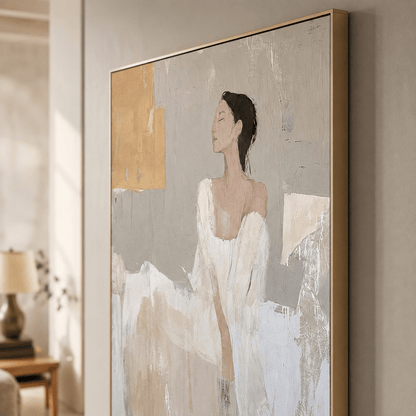 Wabi - Sabi Abstract Portrait Painting KS0164 - Viral Wall Art