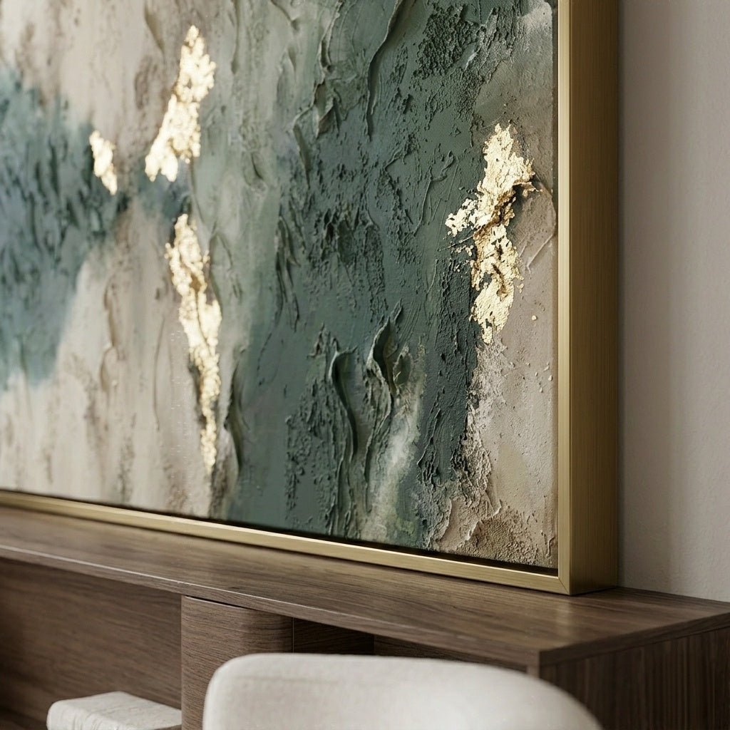 Wabi - Sabi Abstract Impasto Oil Painting SR0041 - Viral Wall Art