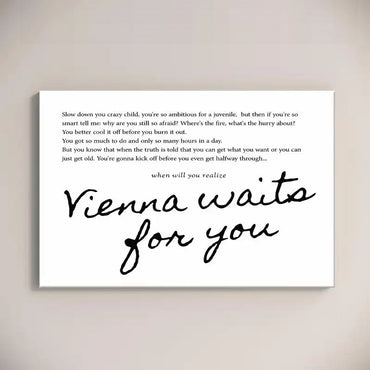 Vienna Waits for You Canvas Wall Art – Trendy Wall Art Decor
