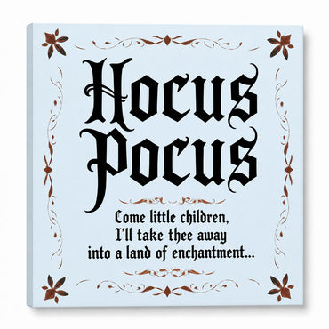 Halloween Witch Spell canvas wall art, additional product view 7 with contemporary styling for bathroom decor