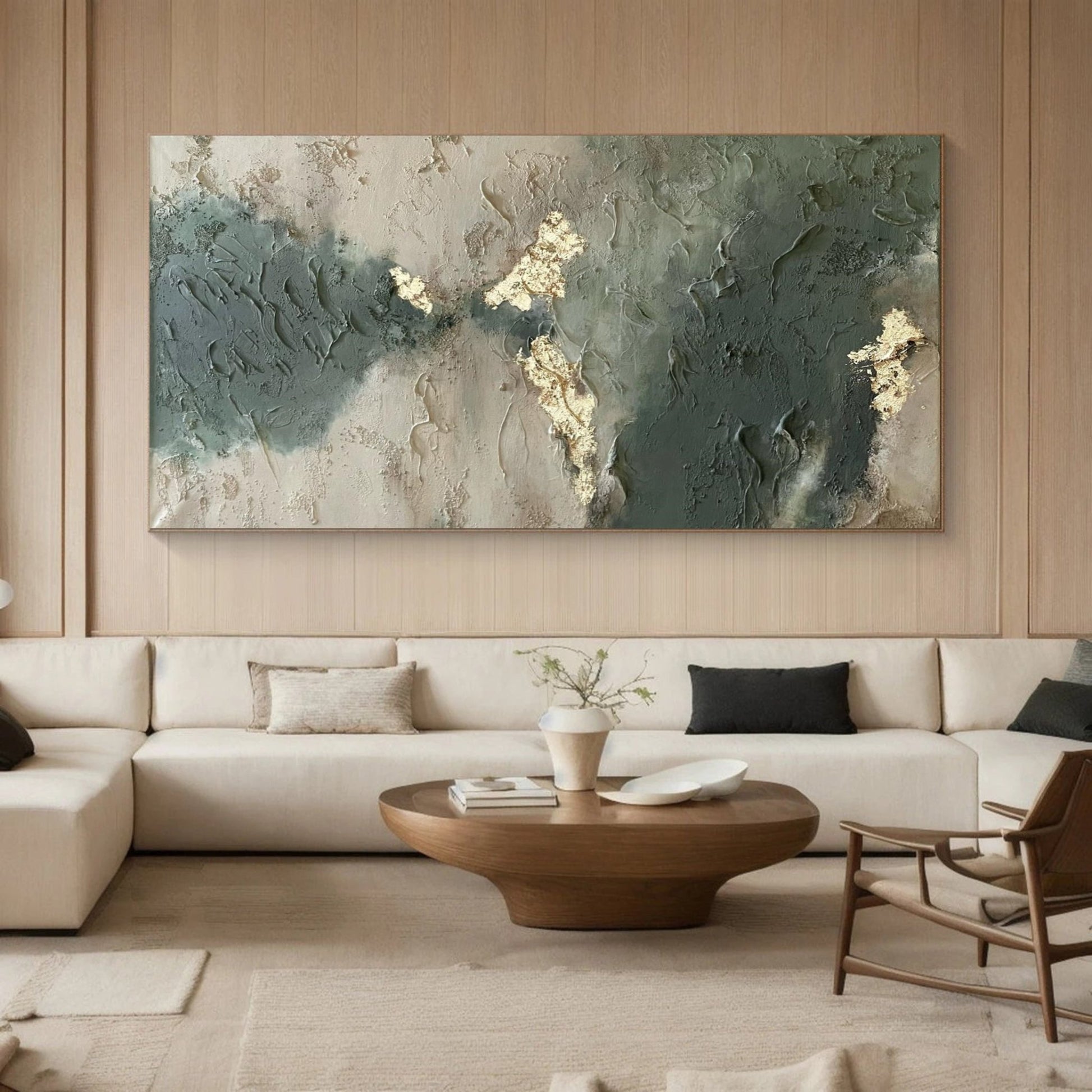 Wabi - Sabi Abstract Impasto Oil Painting SR0041 - Viral Wall Art
