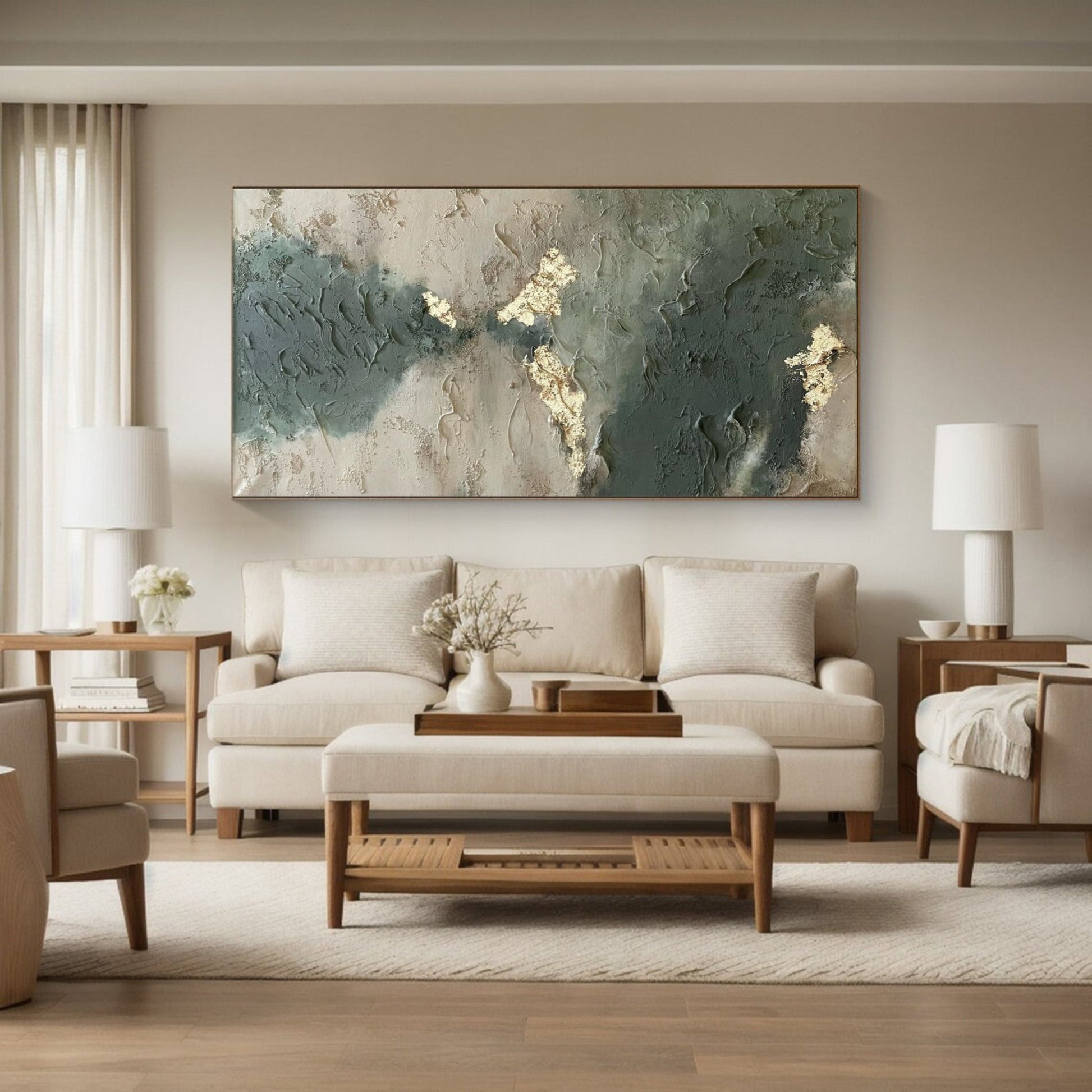 Wabi - Sabi Abstract Impasto Oil Painting SR0041 - Viral Wall Art