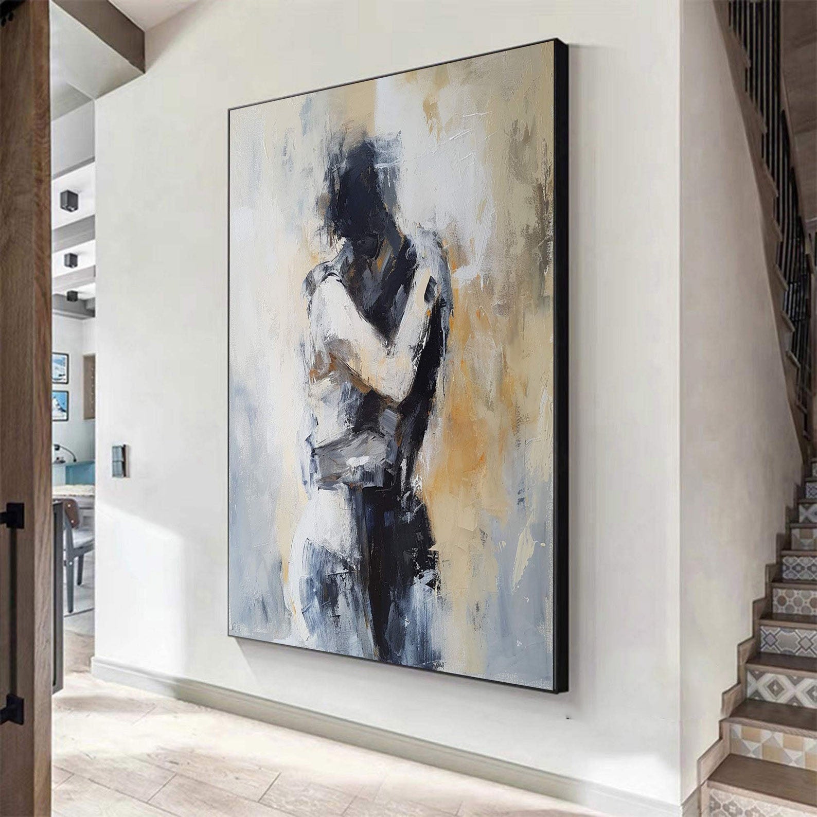 Abstract Figurative Oil Paintingr JC0043 - Viral Wall Art