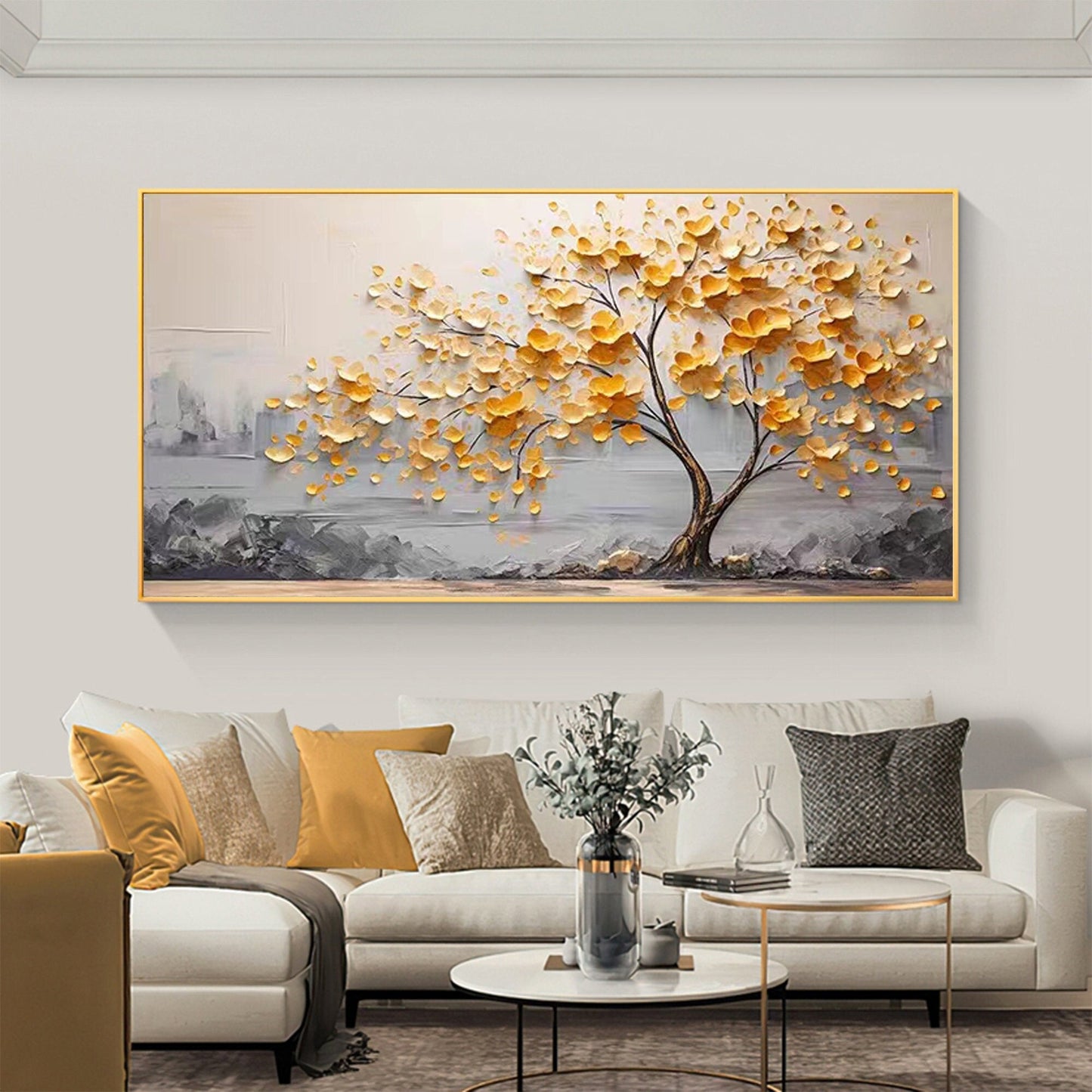 3D Impasto Tree of Life Oil Painting CZ0061 - Viral Wall Art