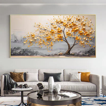 3D Impasto Tree of Life Oil Painting CZ0061 - Viral Wall Art