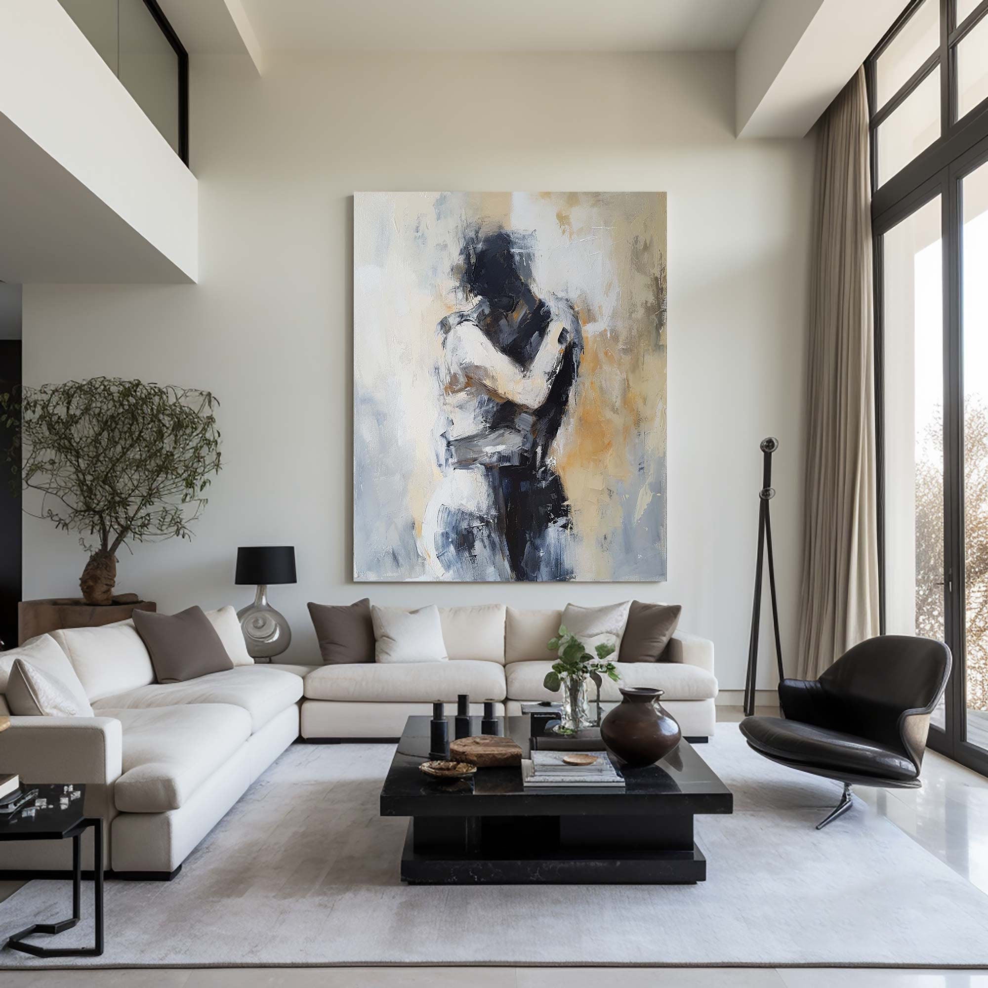 Abstract Figurative Oil Paintingr JC0043 - Viral Wall Art